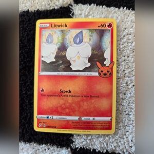 Litwick 2021 Halloween Pokemon card